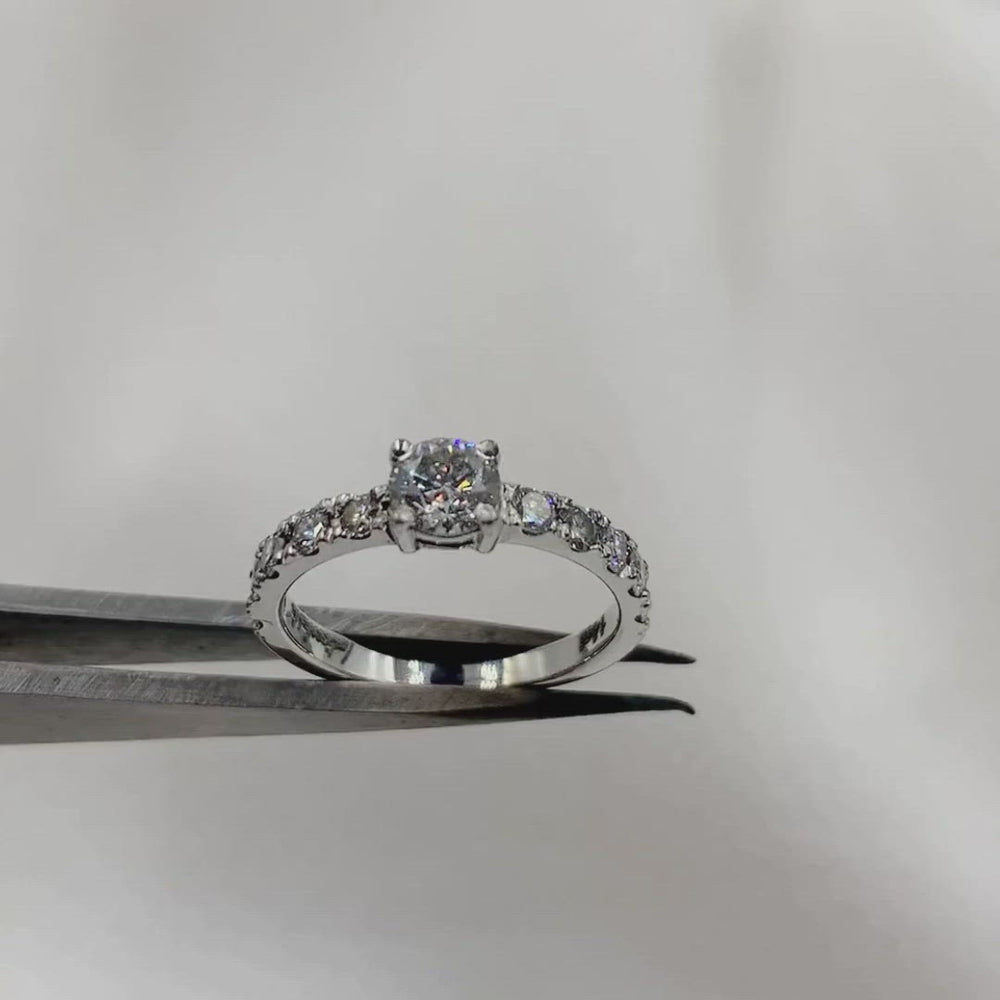 
            
                Load and play video in Gallery viewer, Diamond engagement ring
            
        