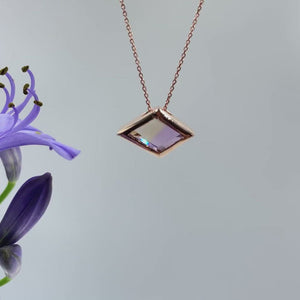 
            
                Load and play video in Gallery viewer, Ametrine Rose Gold Necklace
            
        