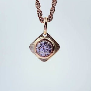 
            
                Load and play video in Gallery viewer, Art Deco Gold Diamond Pendant
            
        