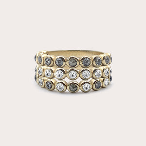 Diamond Colour Mix - Half Eternity Ring