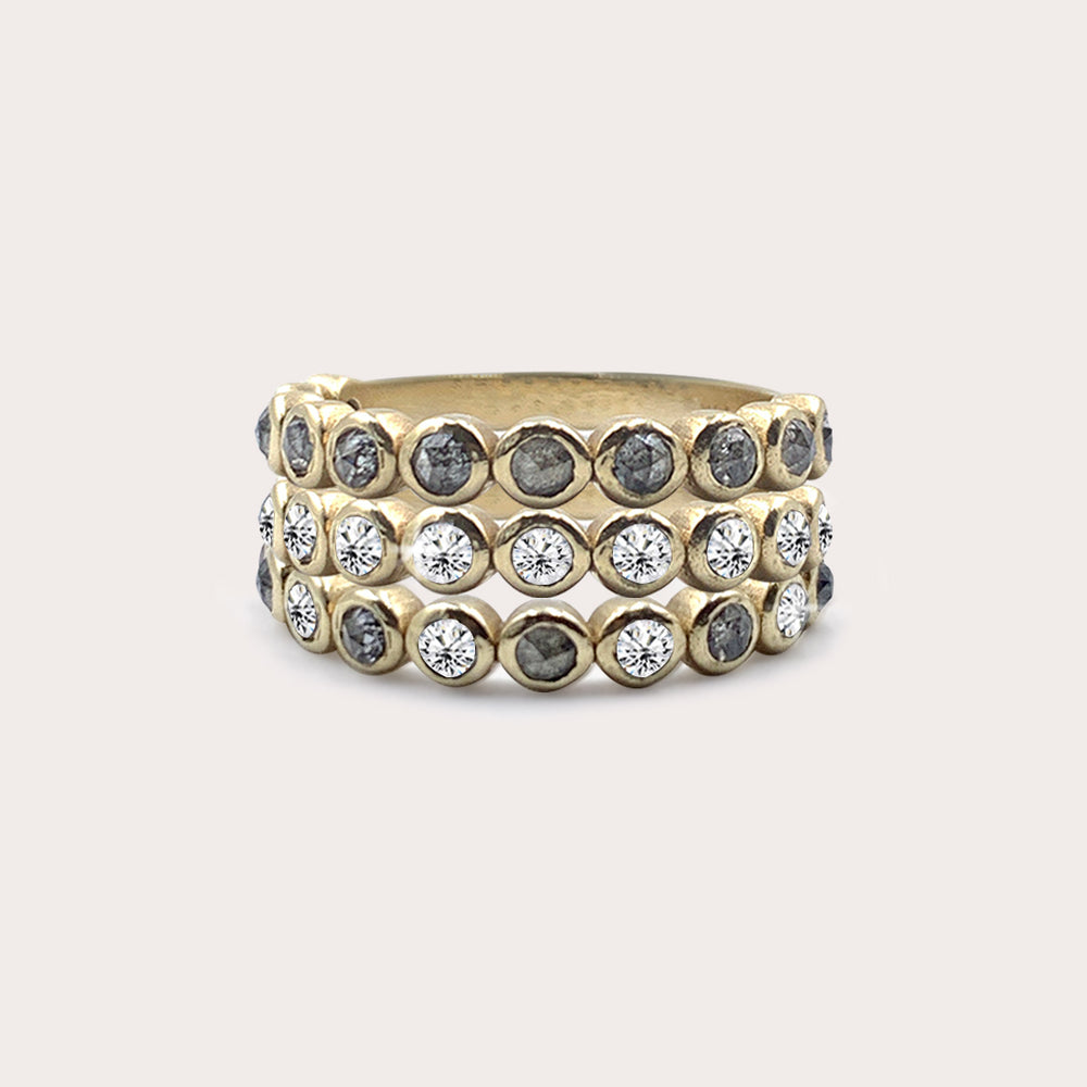 Brilliant Diamond Half Eternity Ring