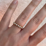 Brilliant Diamond Half Eternity Ring