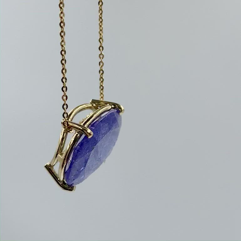 
            
                Load and play video in Gallery viewer, Tanzanite Gold Necklace
            
        