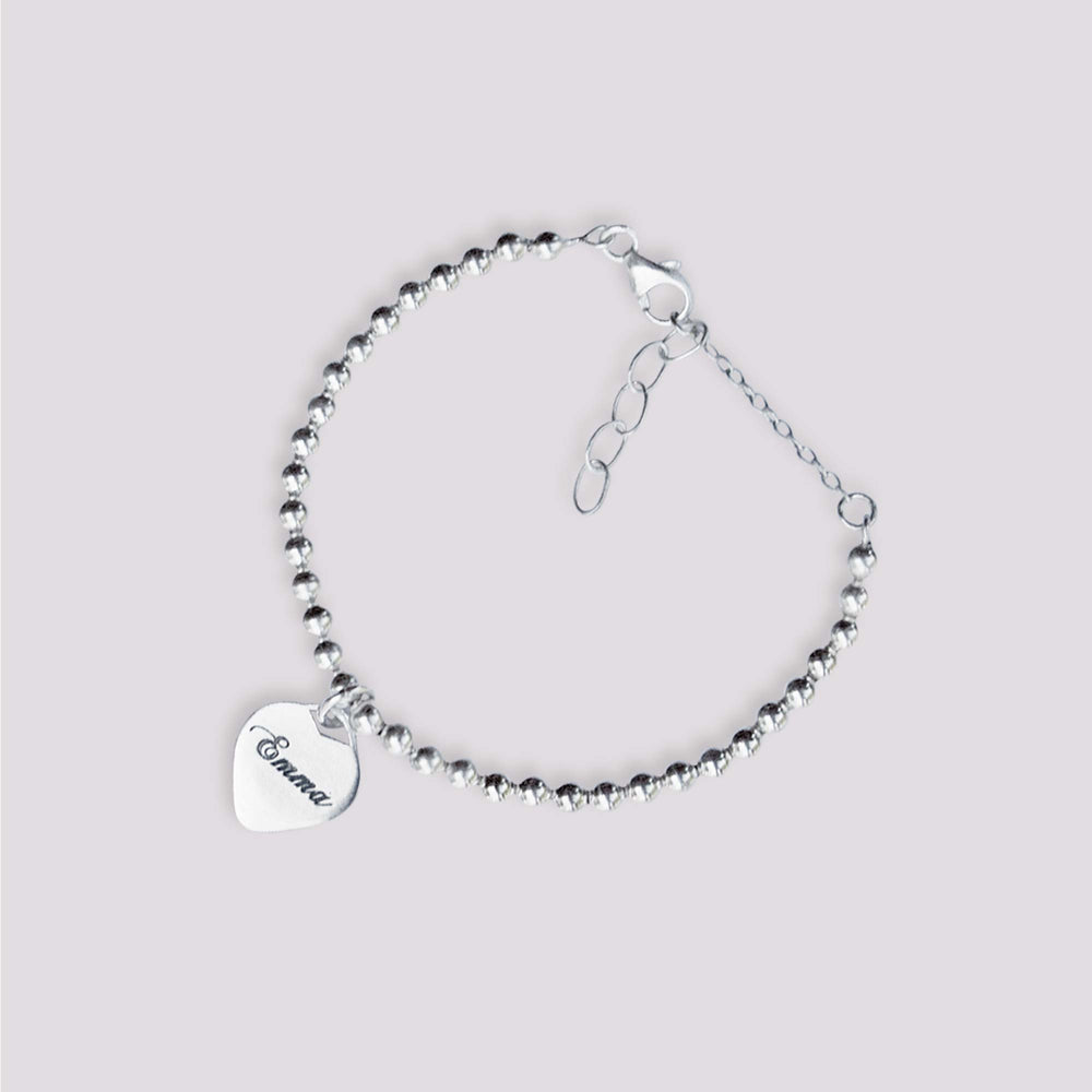 Kids Heart Tag Bracelet - DANIMOSE