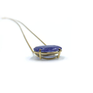 Tanzanite Gold Necklace