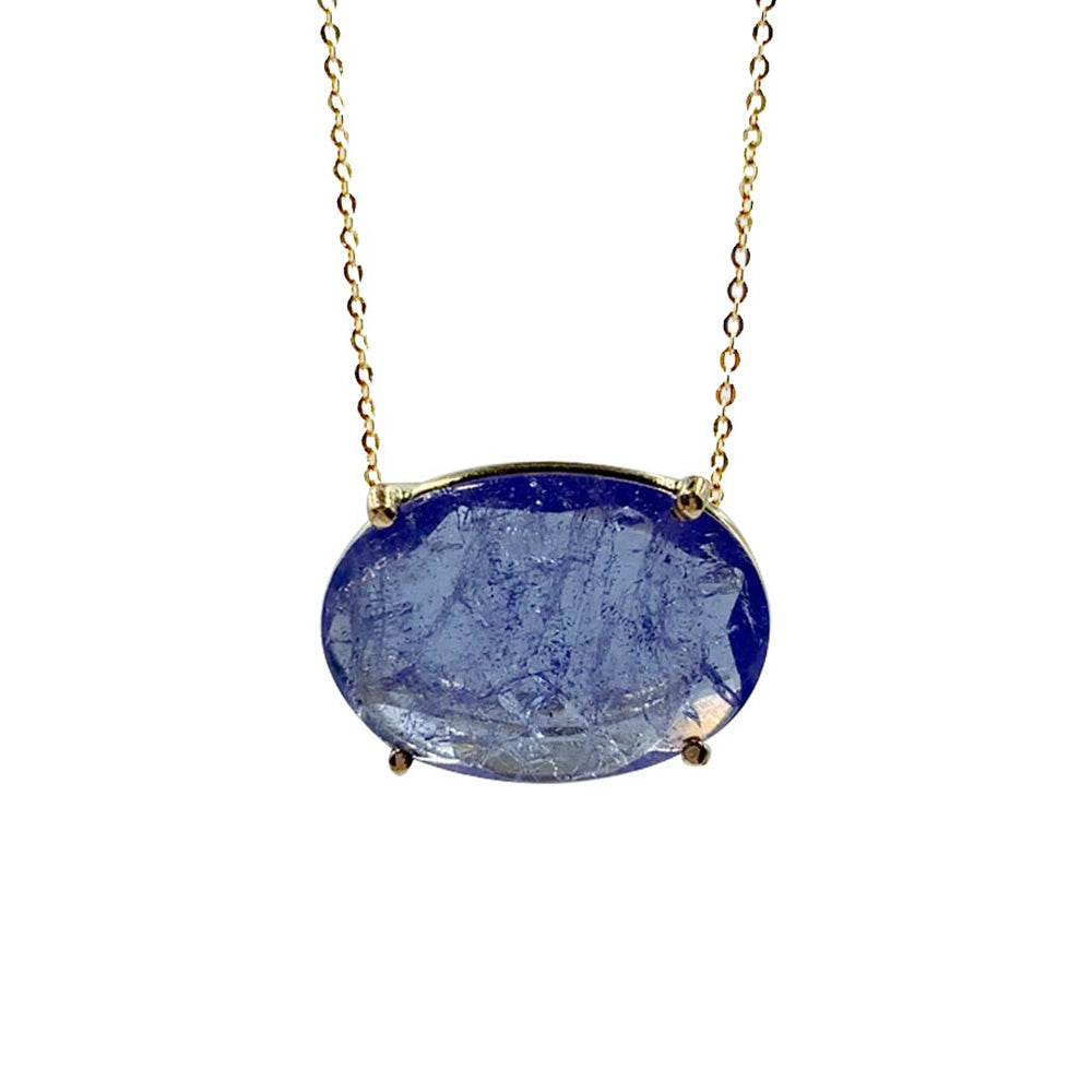 Tanzanite Gold Necklace