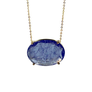 
            
                Load image into Gallery viewer, Tanzanite Gold Necklace
            
        